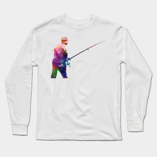 Fishing sport art #fishing Long Sleeve T-Shirt